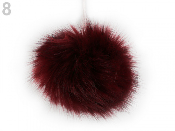 Kožešinová bambule na čepici Ø7-9 cm