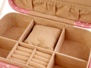 Šperkovnice s puntíky 7x14,5x22 cm