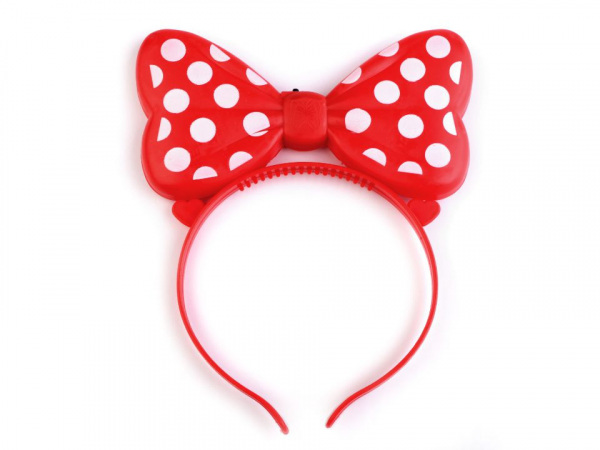 Čelenka svítící s mašlí