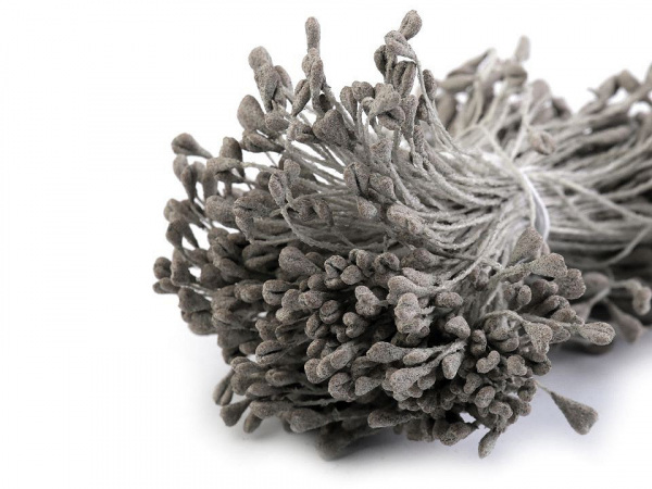 Květinové pestíky matné ploché 6 cm velký svazek