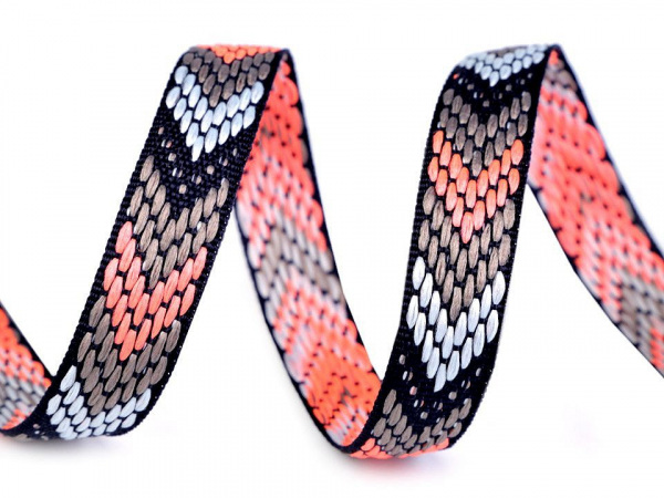 Vzorovka indiánský motiv šíře 14 mm