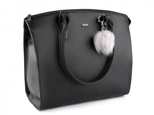 Kožešinová bambule na kabelku / klíče