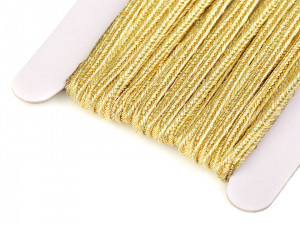 Sutaška / metalická příze šíře 3 mm