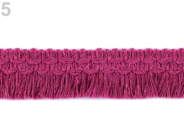 Bavlněné třásně šíře 25 mm