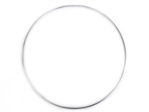 Kovový kruh na lapač snů / k dekorování Ø30 cm