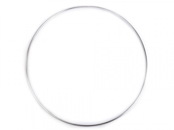 Kovový kruh na lapač snů / k dekorování Ø30 cm