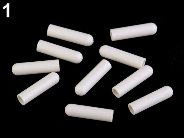 Plastová koncovka na šnůrky 6x22 mm