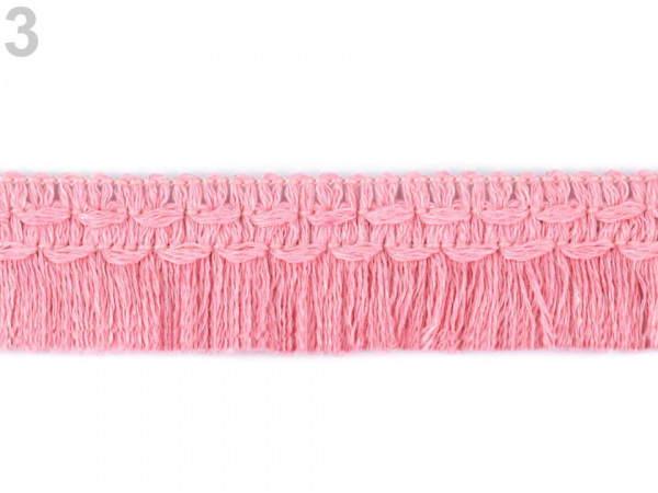 Bavlněné třásně šíře 25 mm