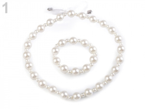 Dětská sada perlový náhrdelník a náramek