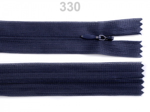 Spirálový zip skrytý No 3 délka 50 cm dederon