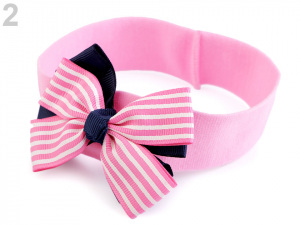 Dětská elastická čelenka do vlasů námořnická