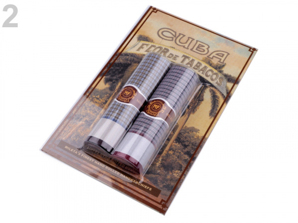 Pánský kapesník / dárková sada Doutník