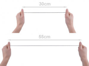 Kulatá pruženka lurexová