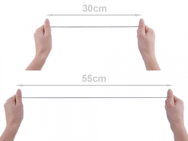 Kulatá pruženka lurexová