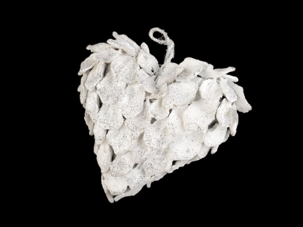 Vánoční dekorace stromeček, srdce