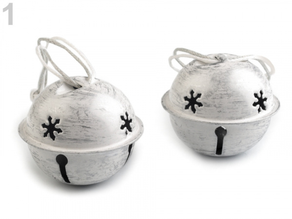 Vánoční rolničky vintage Ø40 mm