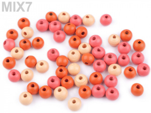 Dřevěné korálky Ø8 mm