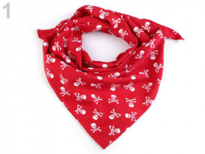 Bavlněný šátek pirát 65x65 cm