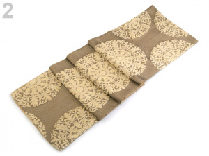 Běhoun / ubrus s mandalou 32x200 cm