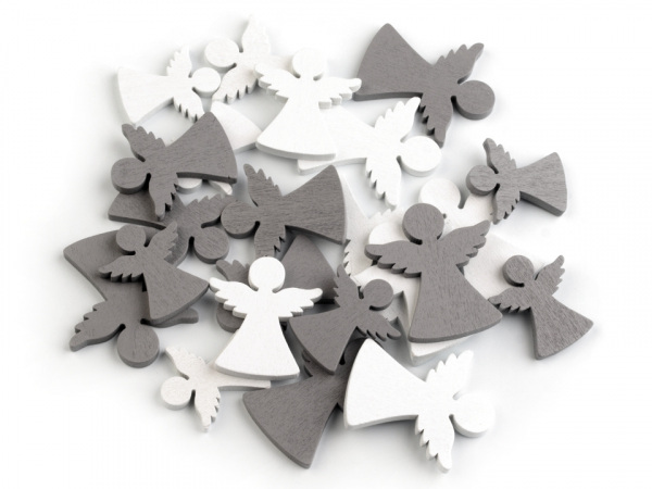 Dřevěný anděl mix velikostí