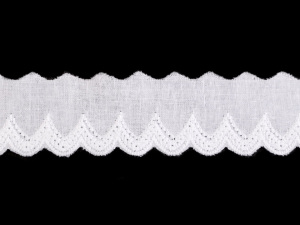 Bavlněná madeira - štykování šíře 30 mm