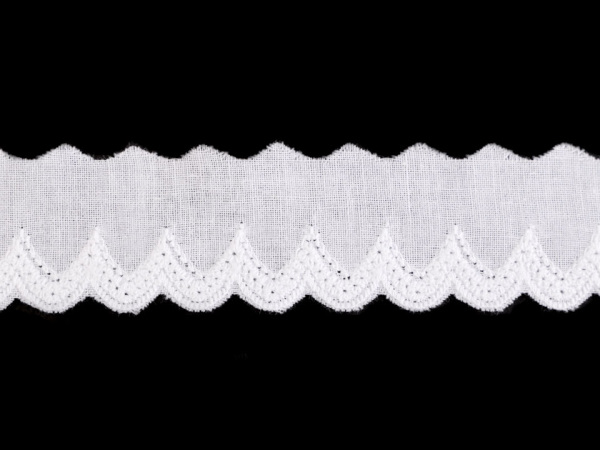 Bavlněná madeira - štykování šíře 30 mm