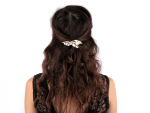 Francouzská spona do vlasů listy