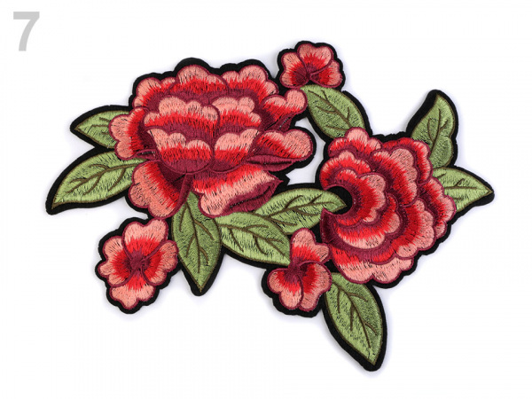 Nažehlovačka květy / růže