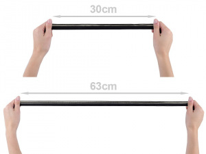 Lemovací pruženka půlená / lampas šíře 20 mm