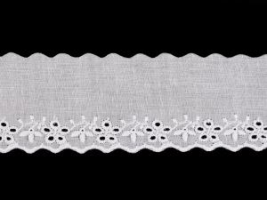 Bavlněná madeira - štykování šíře 50 mm