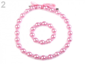 Dětská sada perlový náhrdelník a náramek