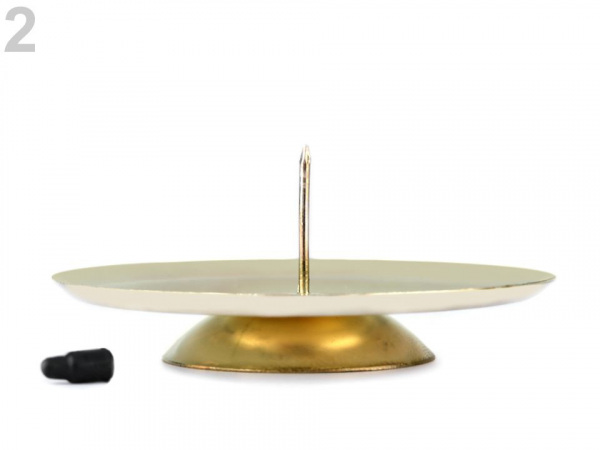 Vánoční stolní svícen Ø7,5 cm