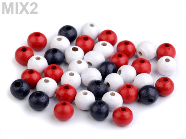 Dřevěné korálky Ø8 mm