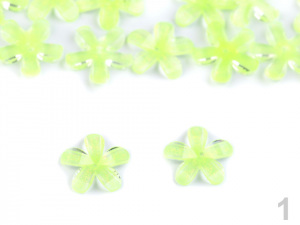 Broušený květ našívací Ø10 mm