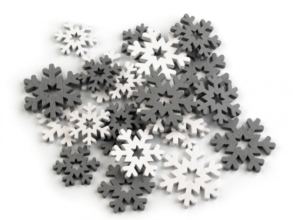 Dřevěné vločky mix velikostí