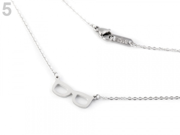 Náhrdelník sova, kočka z nerezové oceli