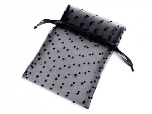 Dárkový pytlík s 3D puntíky / nopky 13x17,5 cm
