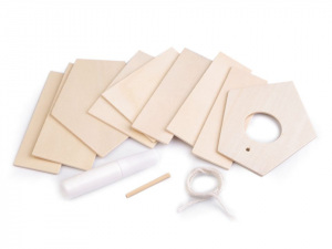 Kreativní sada - dřevěná ptačí budka