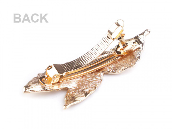 Francouzská spona do vlasů listy