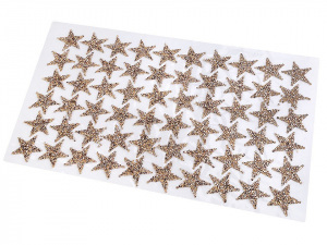 Nažehlovací hvězda s kamínky malá