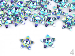 Broušený květ našívací Ø12 mm