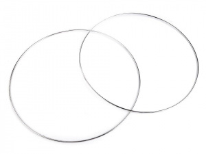 Kovový kruh na lapač snů / k dekorování Ø30 cm