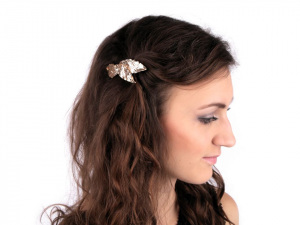 Francouzská spona do vlasů listy