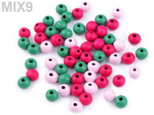 Dřevěné korálky Ø8 mm