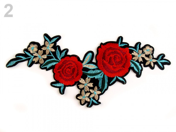 Nažehlovačka květy / růže