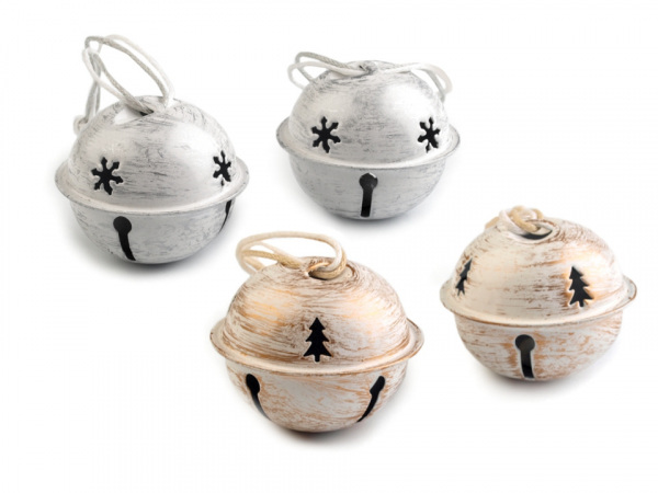 Vánoční rolničky vintage Ø40 mm