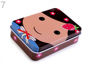 Plechová krabička na šití