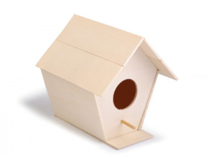 Kreativní sada - dřevěná ptačí budka