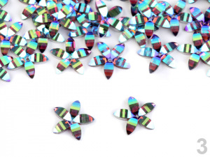 Broušený květ našívací Ø12 mm