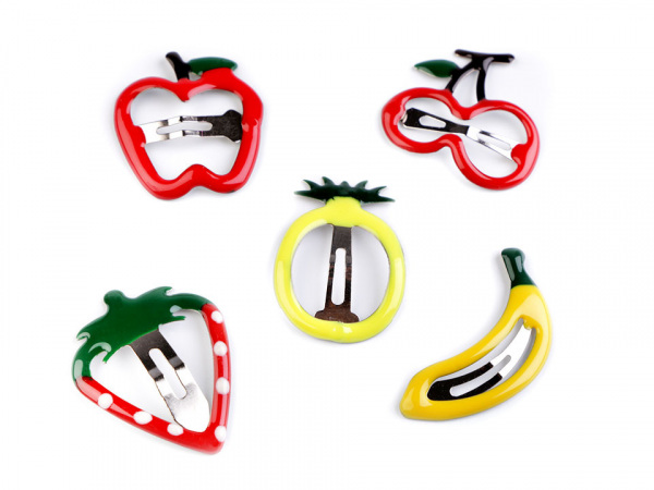 Sponka do vlasů pukačka ovoce